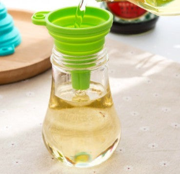 3 inch Wide Foldable Silicone Funnel Set with 9 Pieces
