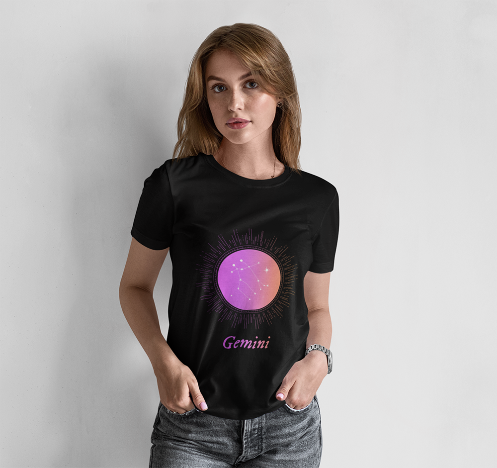 Gradient Zodiac T-Shirt for Women