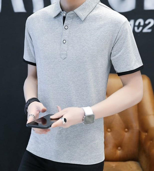 Slim-Fit Short-Sleeve Polo Shirt for Men