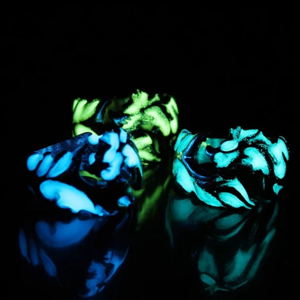 Glow in the Dark Dragon Ring for Men
