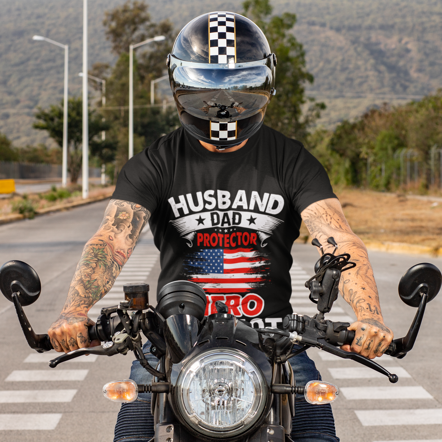 Short Sleeve Tee for the Patriotic Husband and Father