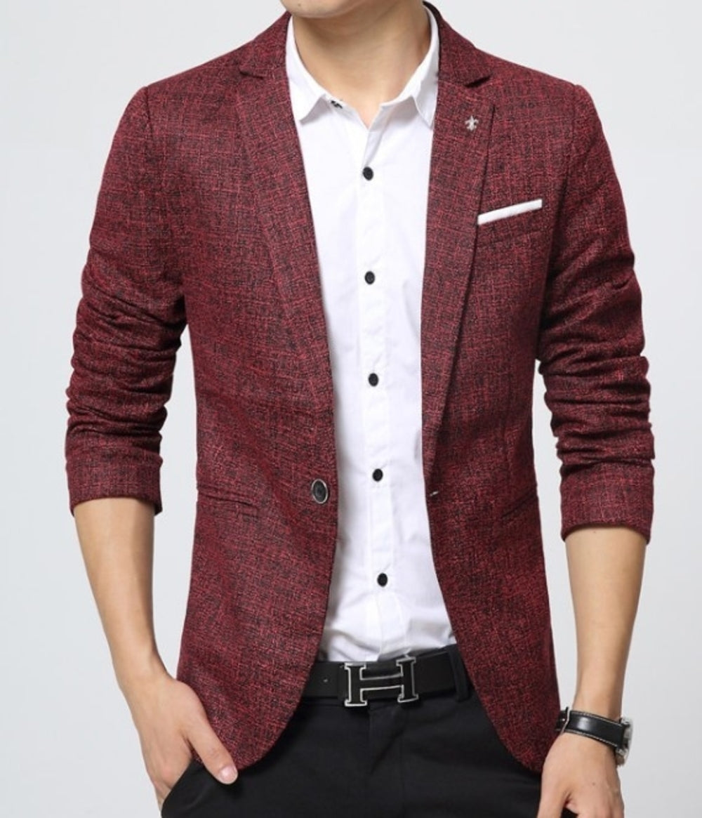 Houndstooth Classic Men's Blazer