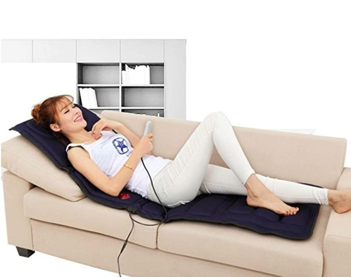 Massage Cushion Mattress with Full-Body Heat Therapy