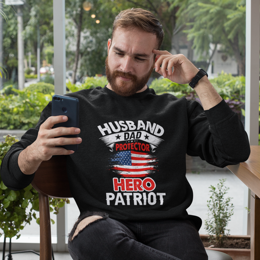 Protector Crewneck Sweatshirt - Ideal for Husbands and Dads
