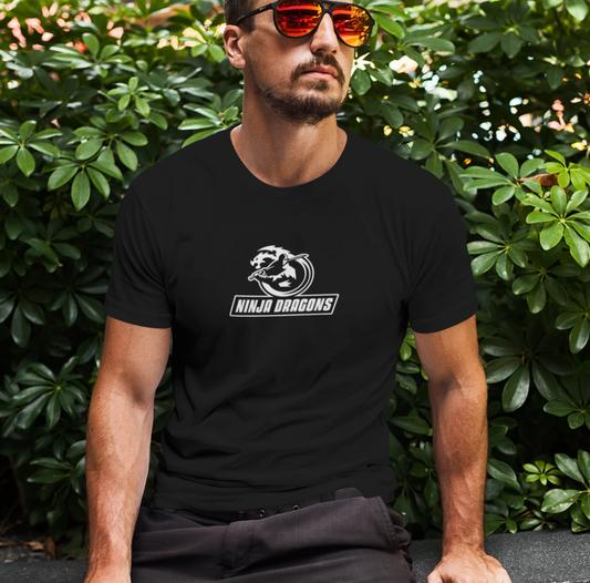 Heavy Cotton Tee - Ninja Dragon