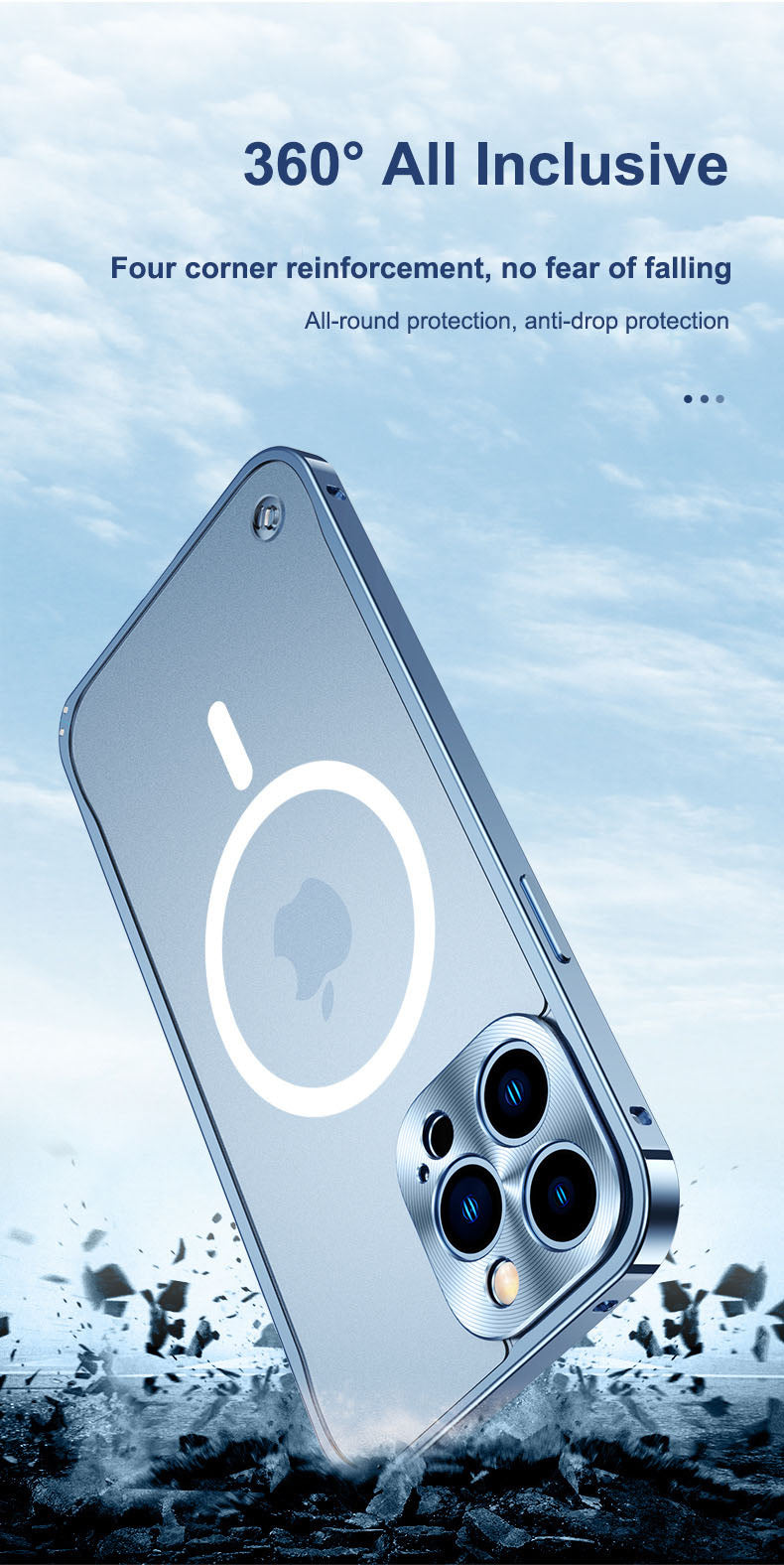 Metal Frame Premium Protective Case for iPhone: Enhancing Style and Durability