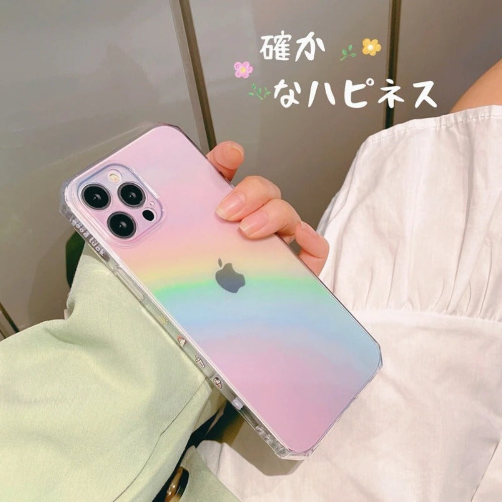 Gradient Rainbow iPhone Case for Enhanced Protection