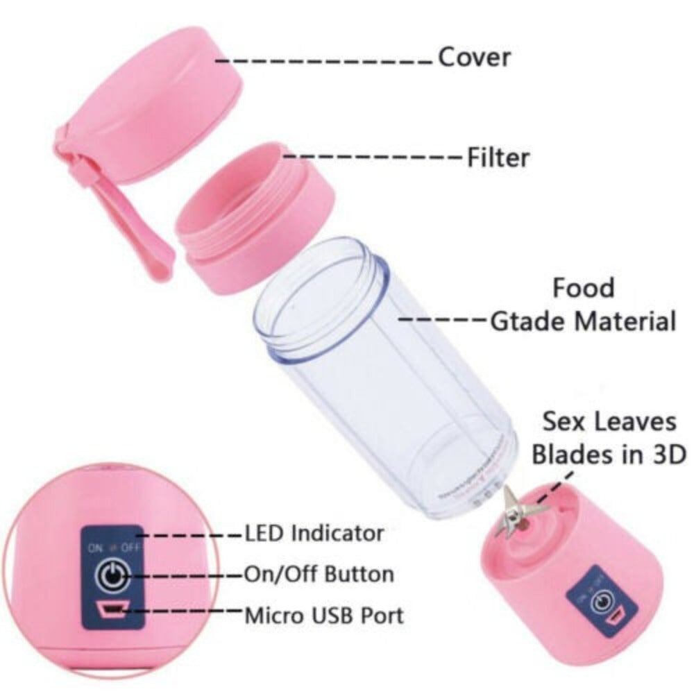 Deluxe Version of the Portable USB Electric Smoothie Maker