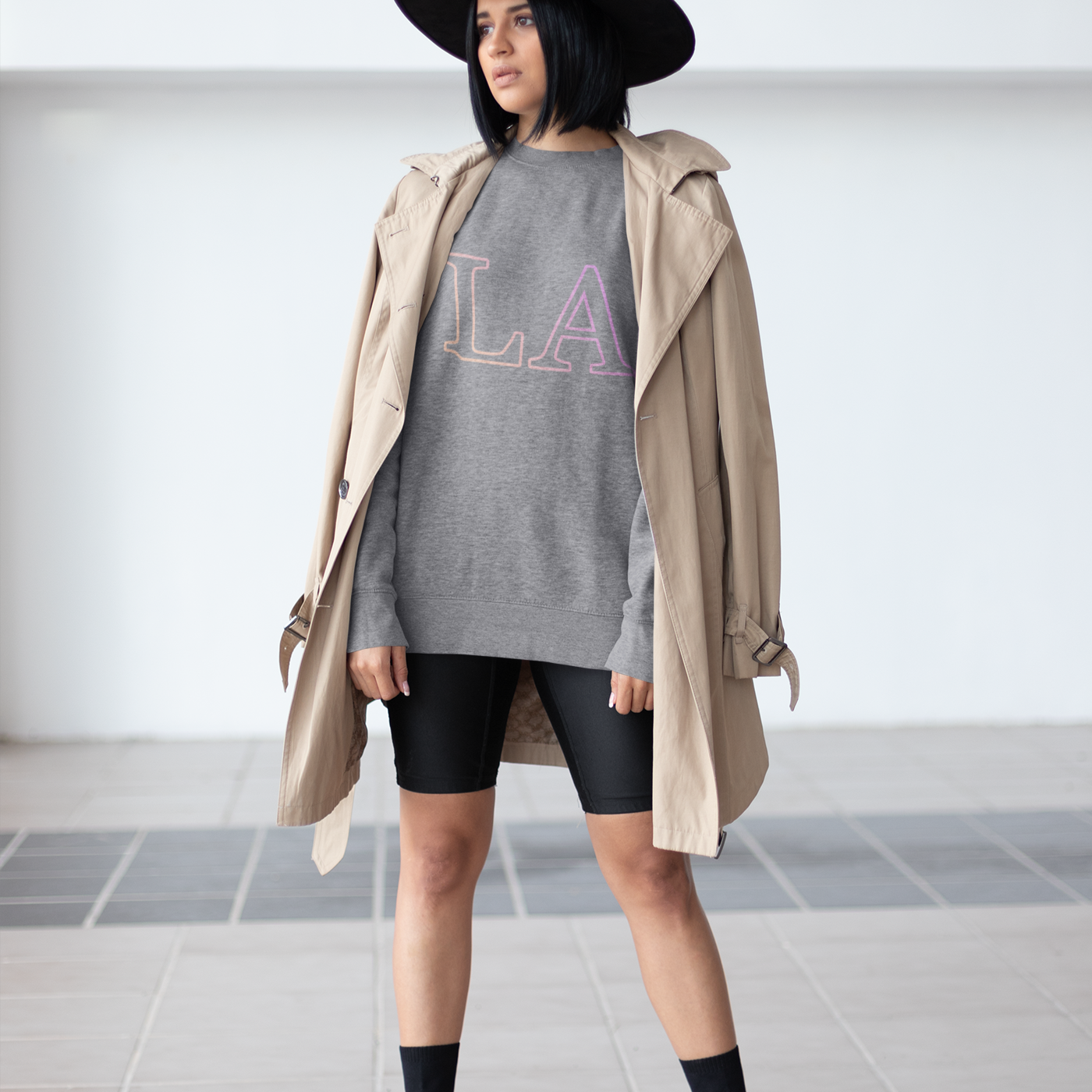 Gradient Crewneck Sweatshirt for Women