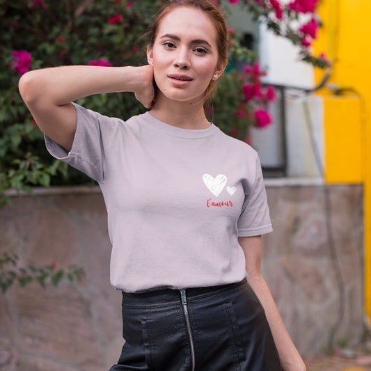 Double Hearts Women's L'amour Ultra Cotton Tee
