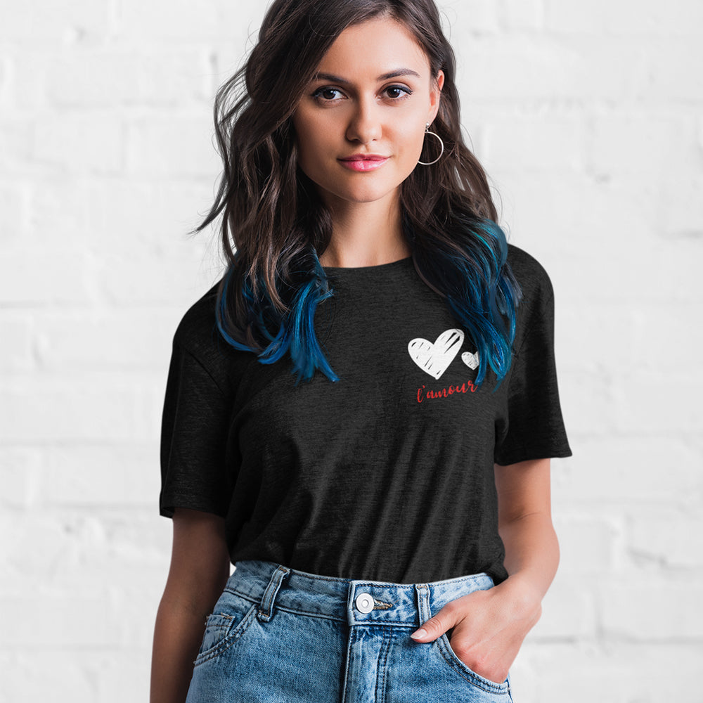 Double Hearts Women's L'amour Ultra Cotton Tee