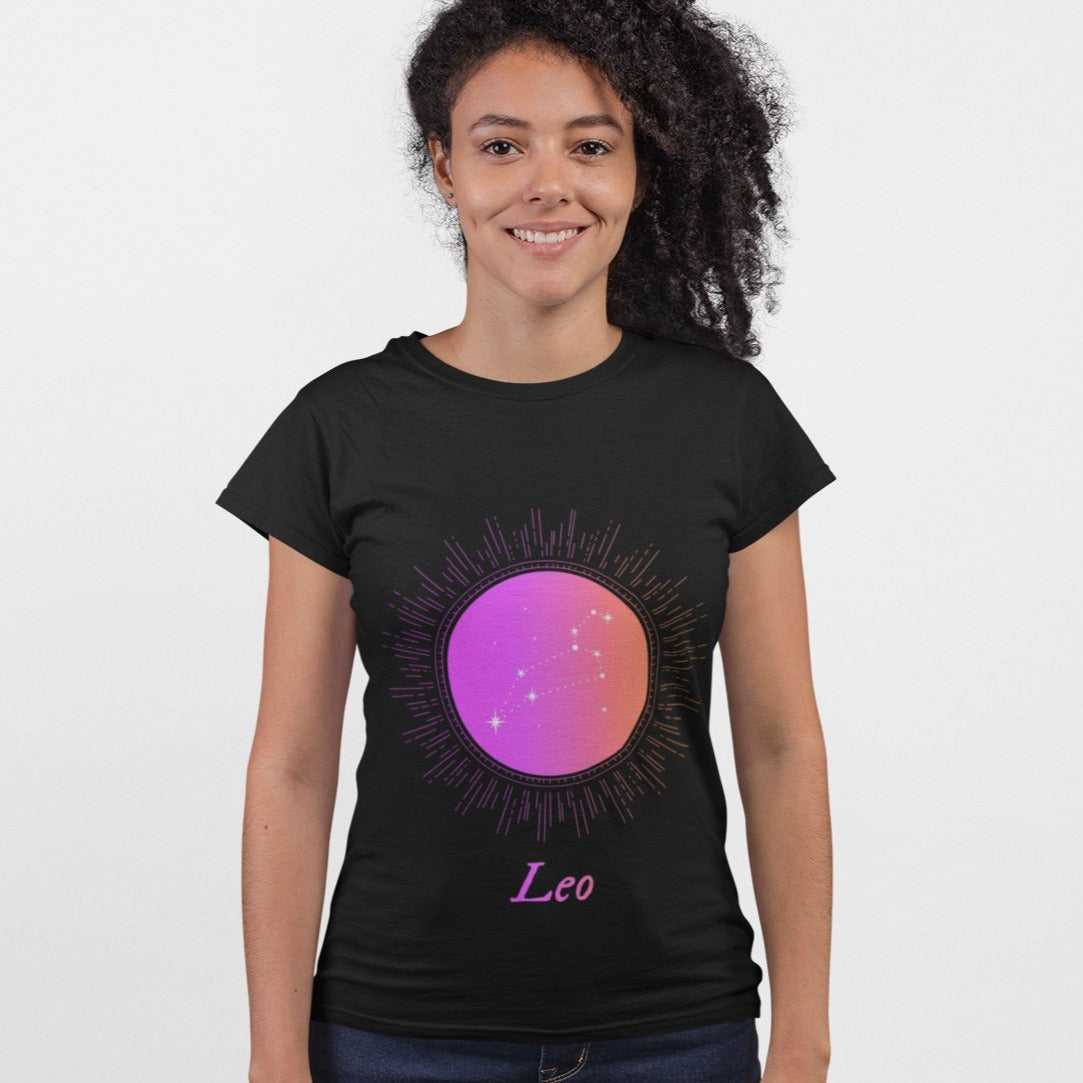 Gradient Zodiac Women's Leo T-Shirt