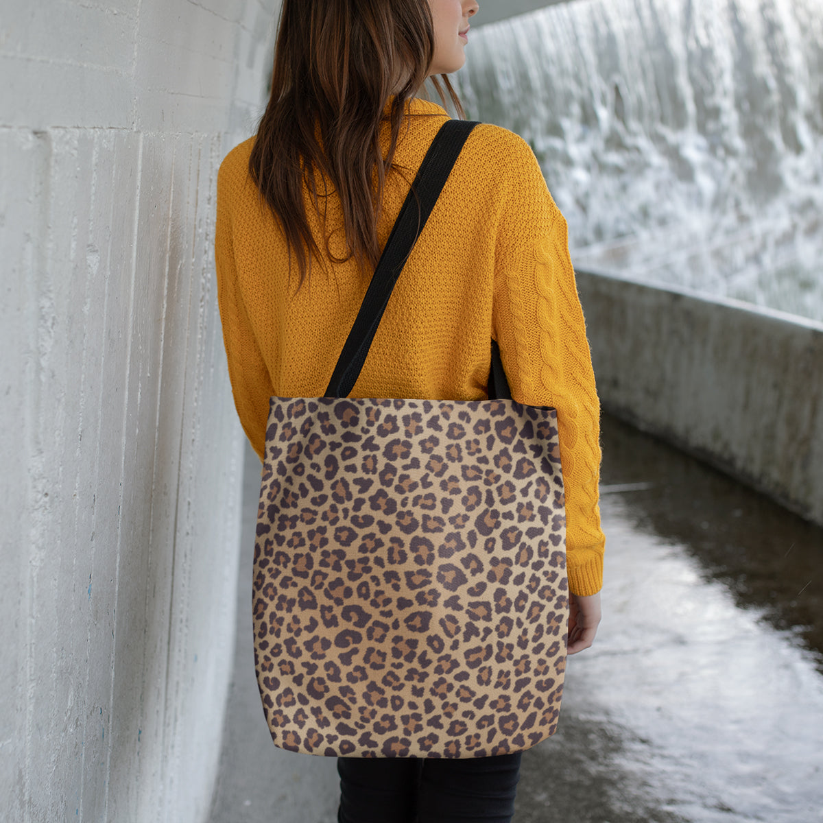 Leopard Print Animal Tote Bag - Clear Core Meaning, Different from Original