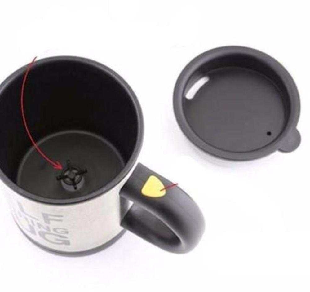 Self-Mixing Coffee Cup for Effortless Brewing