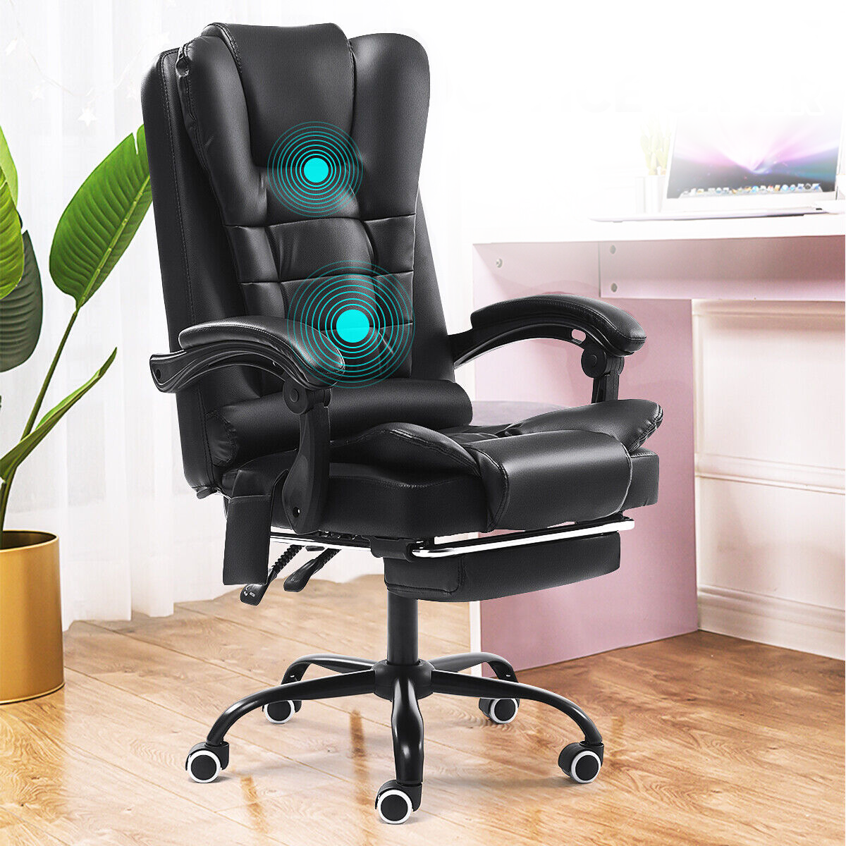 Deluxe Executive Massage Chair with Leg Support