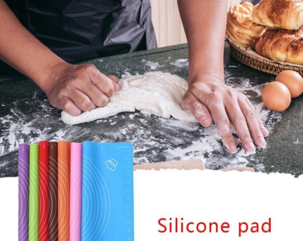 Non-Stick Baking Tools Set with Scale - 4 Piece Silicone Mat