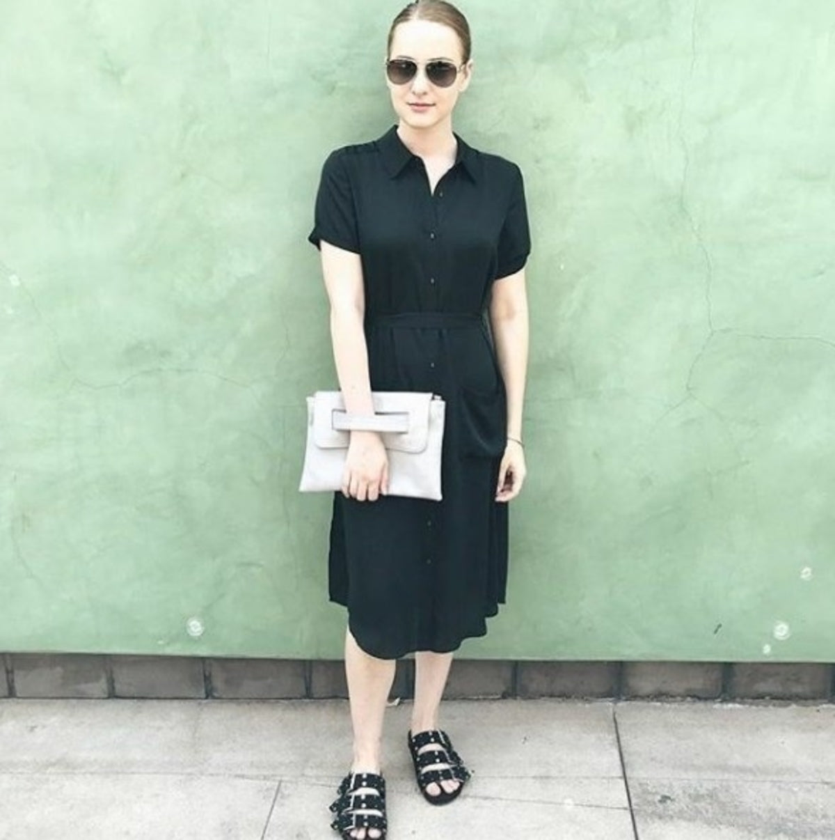 Faux Leather Envelope Clutch for Women