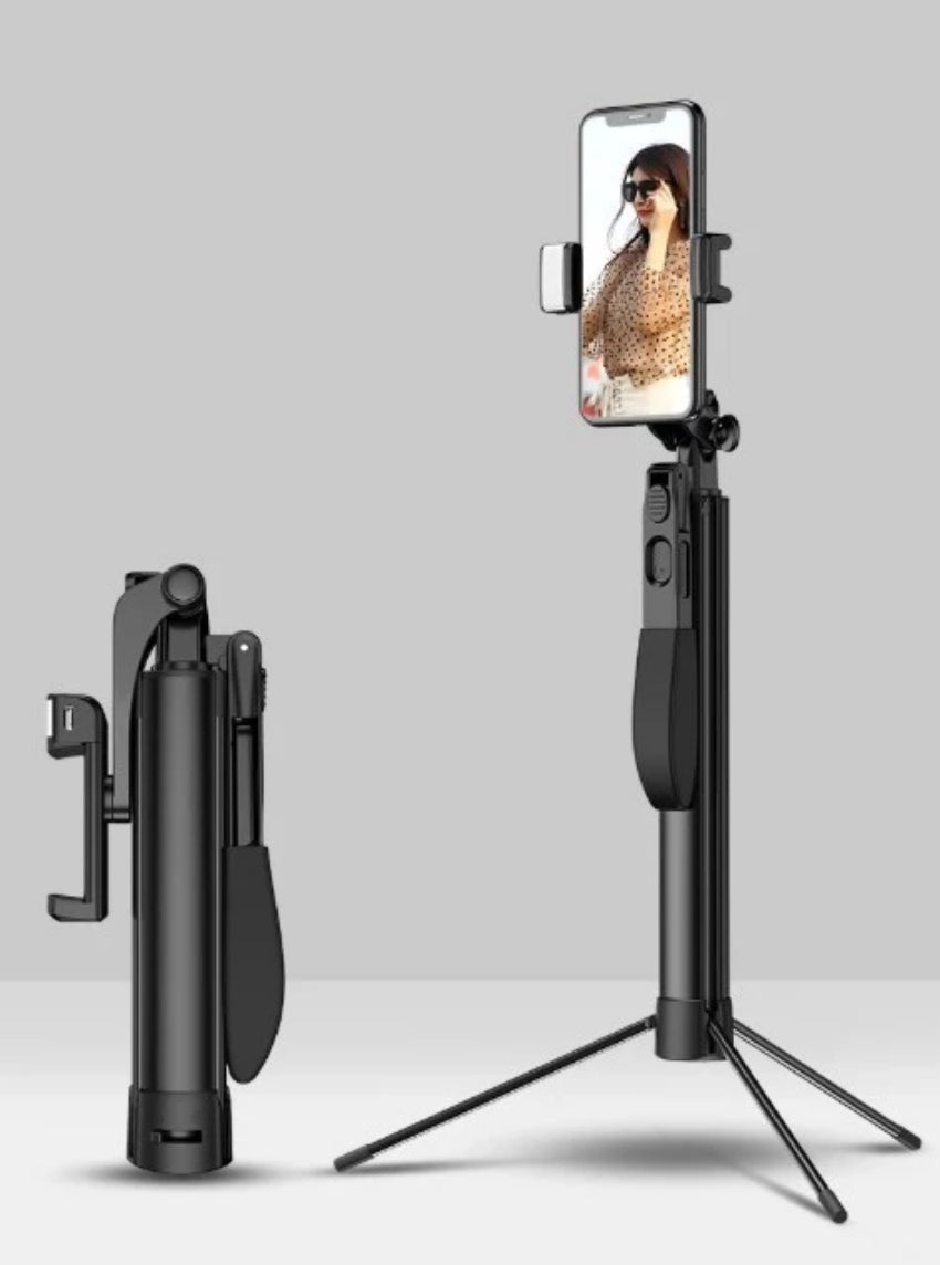 Bluetooth Mobile Phone Selfie Stick with Handheld Stabilization Feature