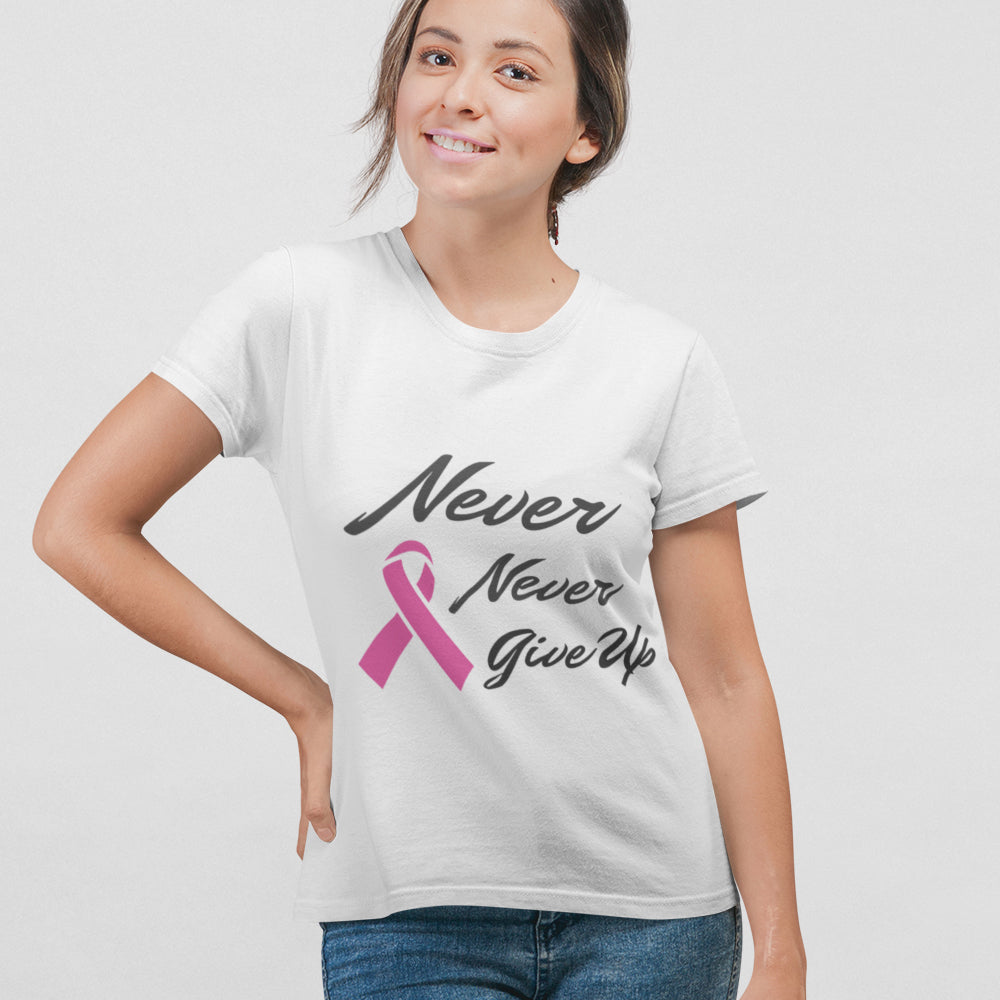 Pink Ribbon Awareness T-Shirt - A Reminder to Persevere