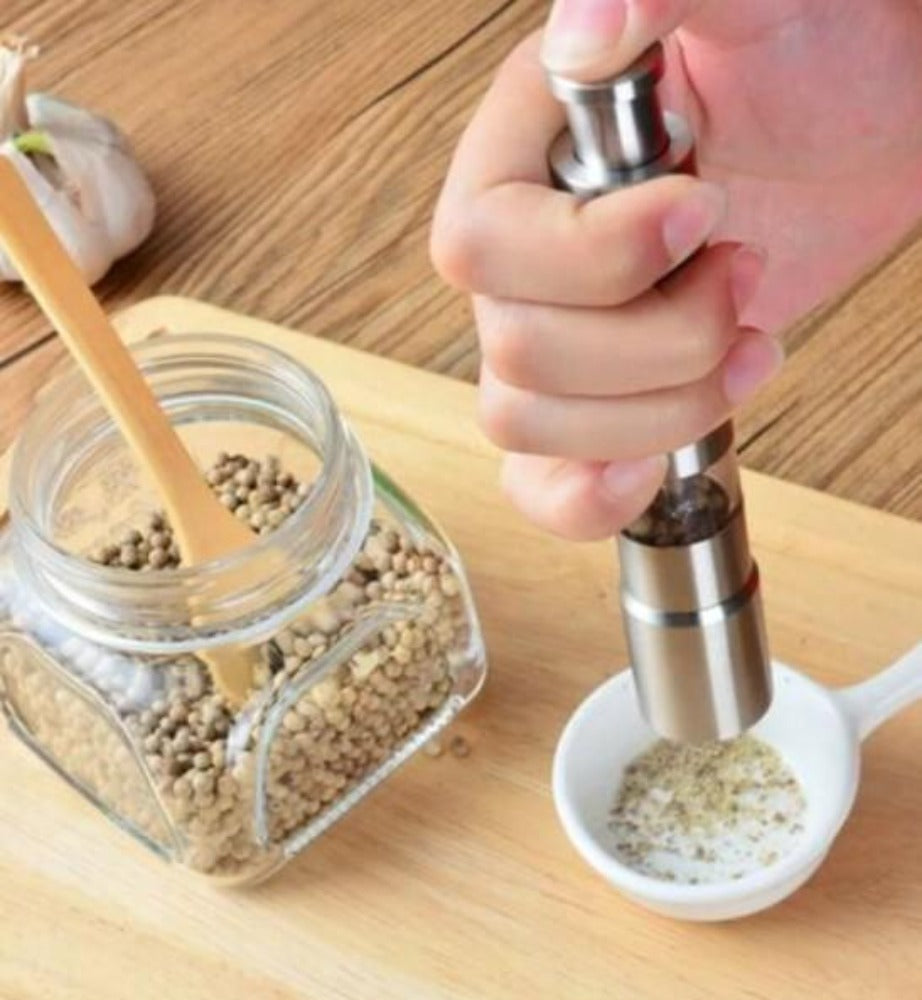 Stainless Steel Deluxe Salt and Pepper Spice Mill