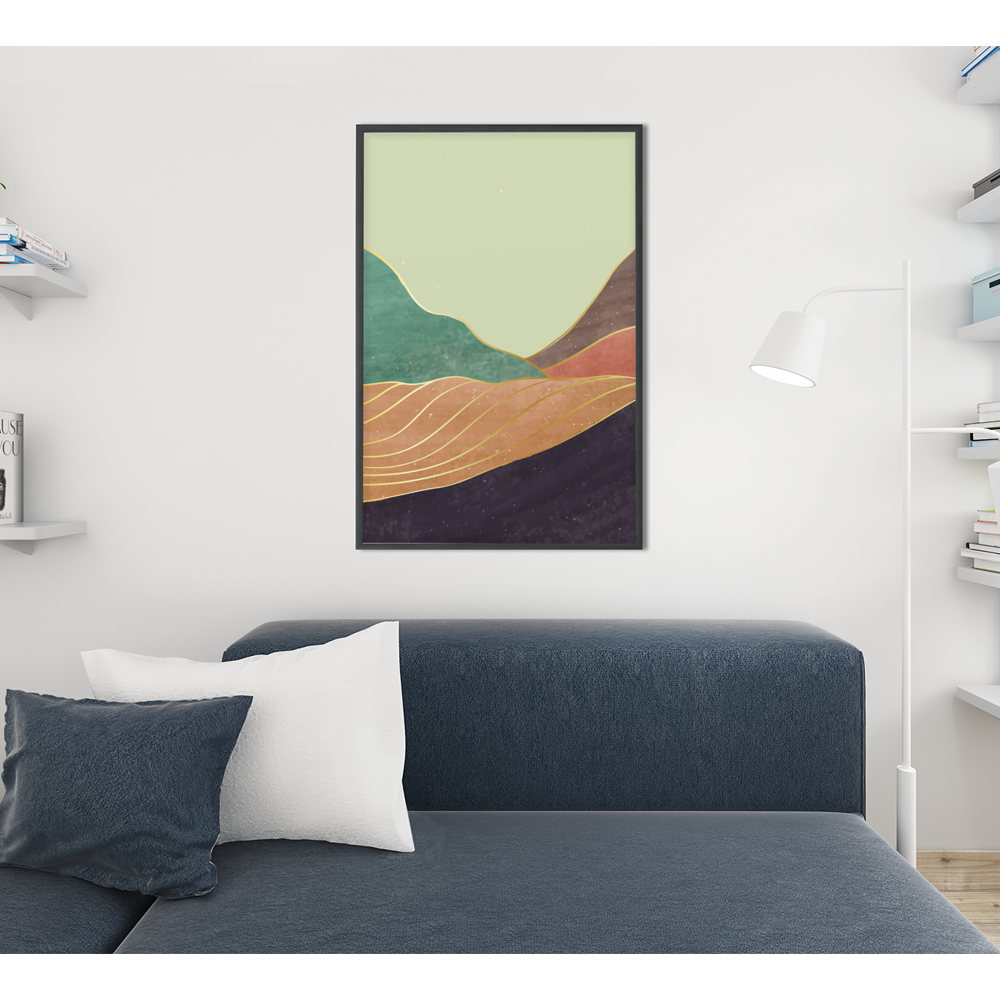 Premium Matte Vertical Posters: Serene Peaks