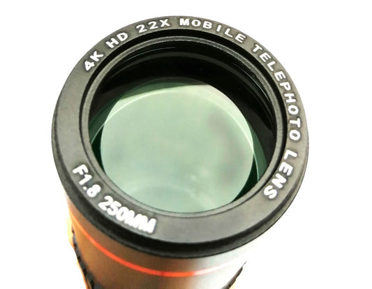 Crystal Clear 22x Zoom Lens Set for Mobile Phone Cameras