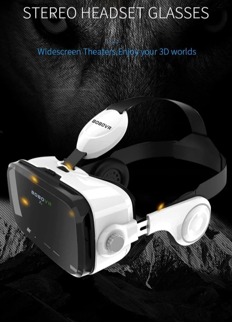 Ninja Dragon VZ4 Virtual Reality Headset with Remote Control for 4" to 6" Smartphones