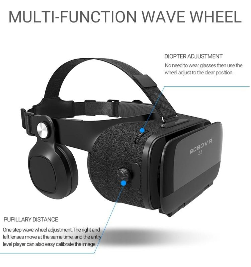 Dragon Virtual Reality Gaming 3D Headset with Wireless Gaming Controller
