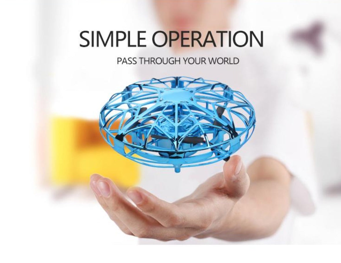 Gesture-Controlled Mini UFO Drone with Collision Avoidance - The Ninja Dragon