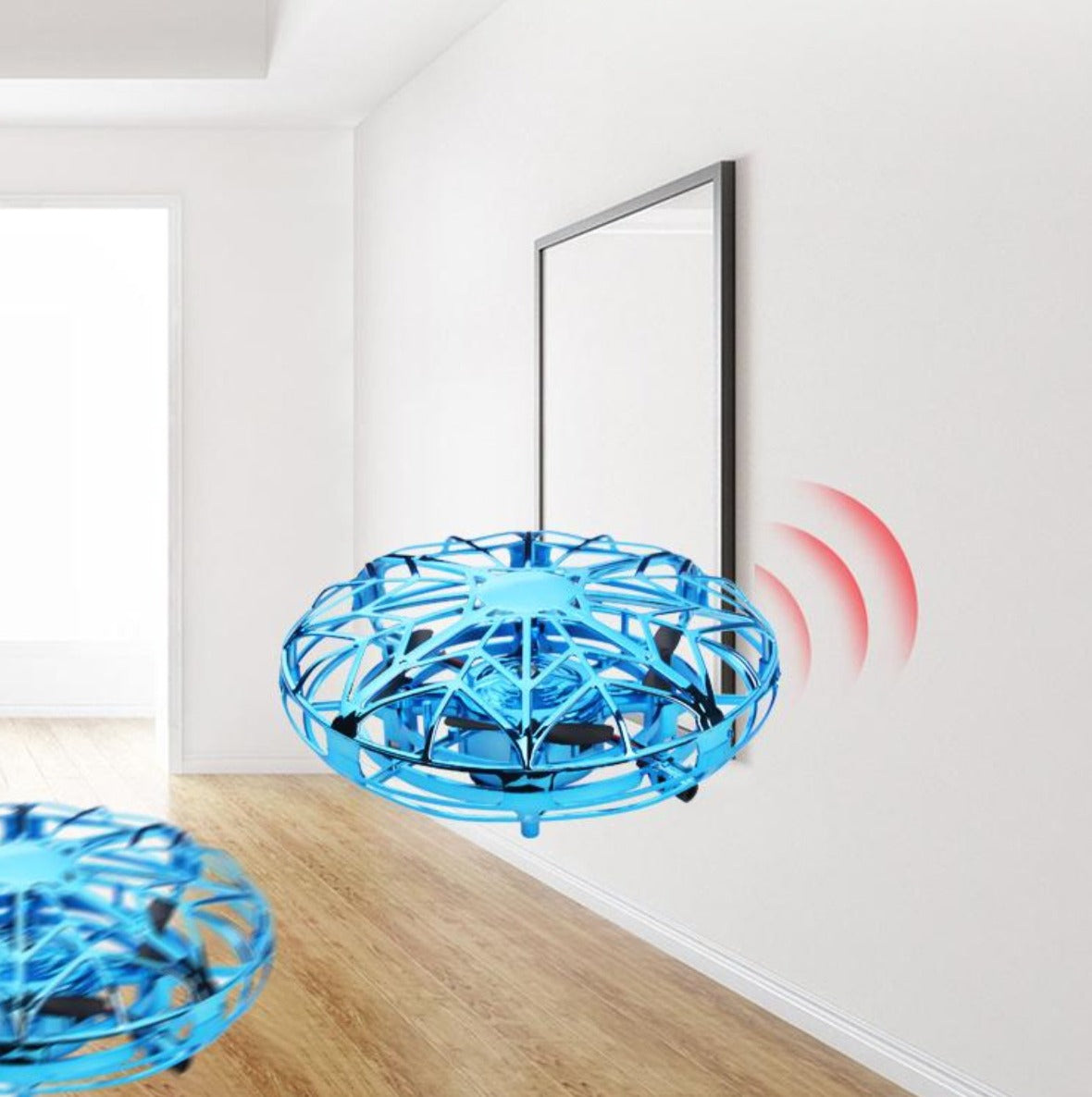 Gesture-Controlled Mini UFO Drone with Collision Avoidance - The Ninja Dragon