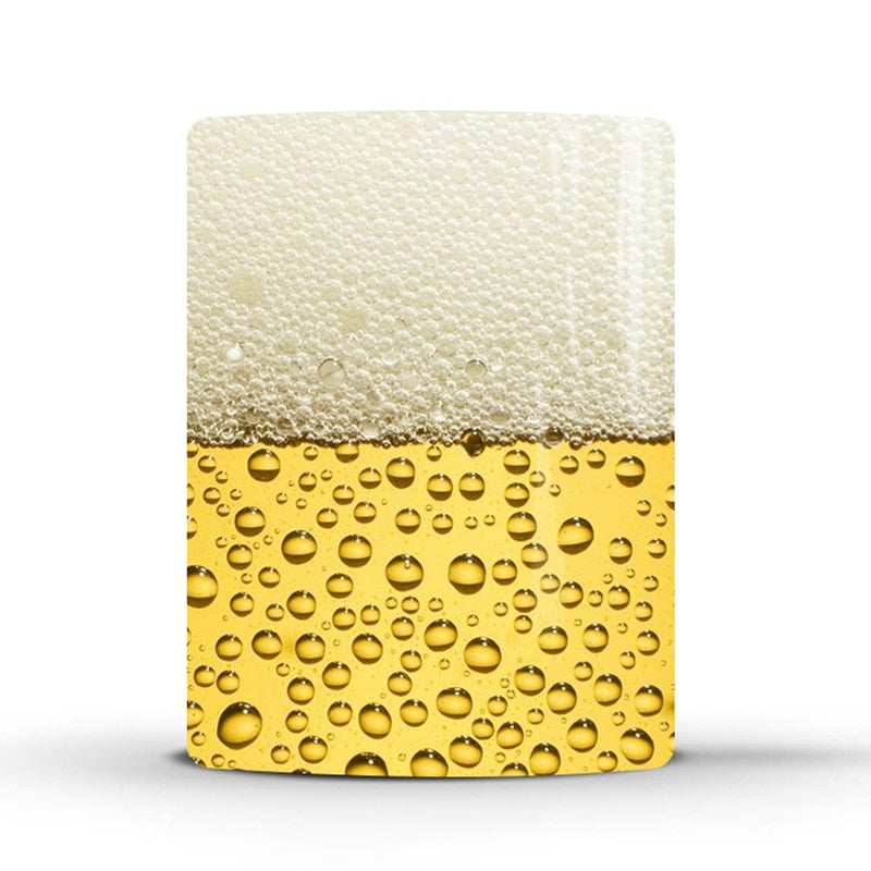 Colorful Beer-Themed Ceramic Mug - A Magical Heat-Sensitive Delight!