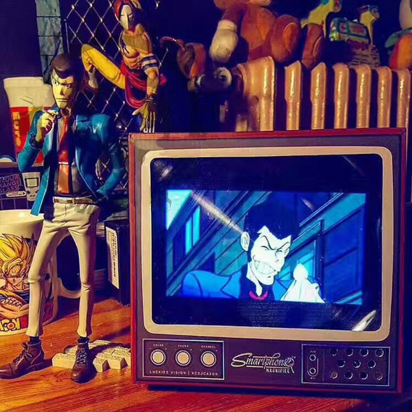 Mobile Phone Screen Magnifier - Retro TV Style