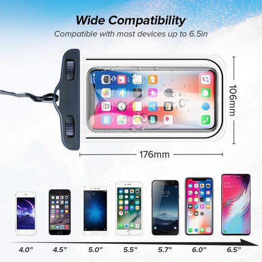360° Water-Resistant Phone Case for iPhones and Android Devices (Pack of 3)
