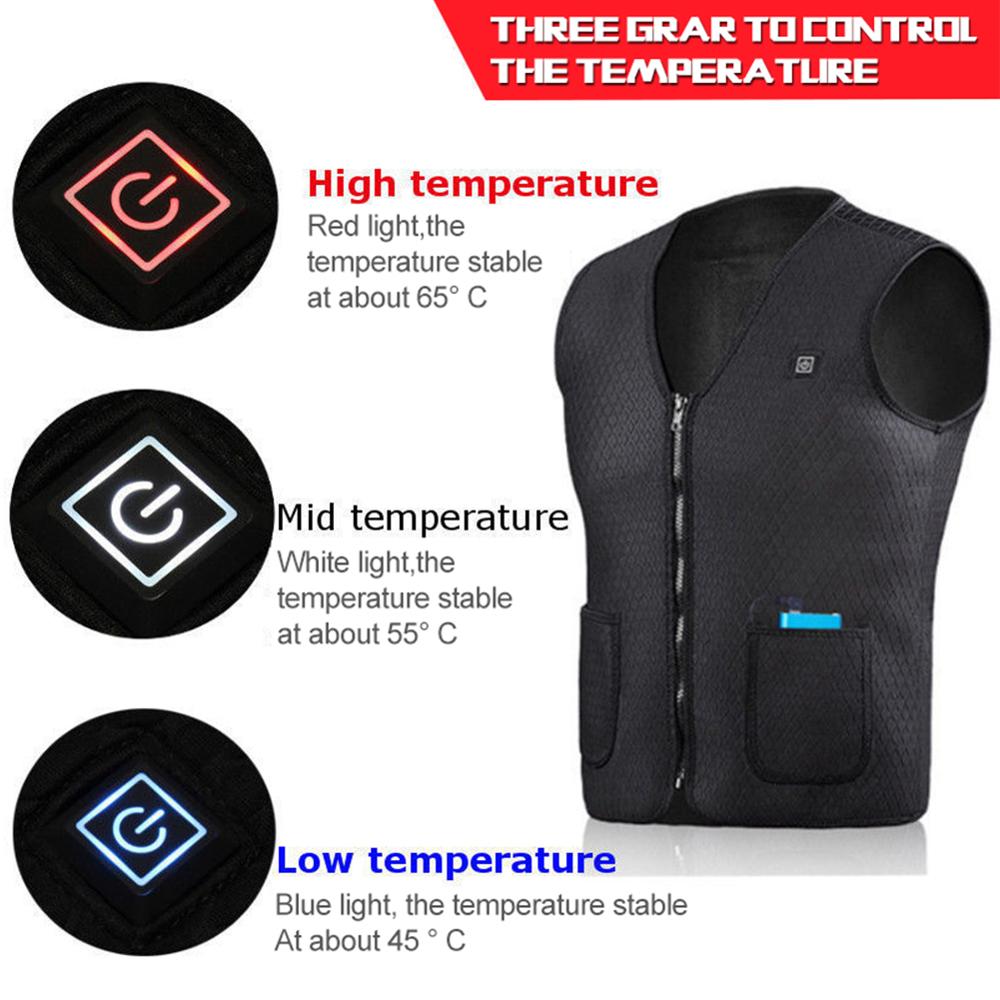 Smart Tech Fashion USB Heating Vest - Gender-Neutral Innovative Wearable Technology