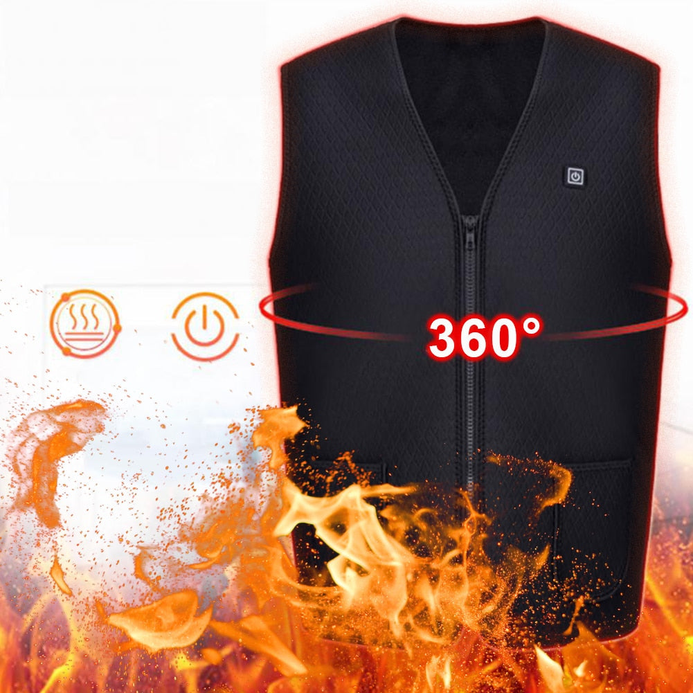 Smart Tech Fashion USB Heating Vest - Gender-Neutral Innovative Wearable Technology