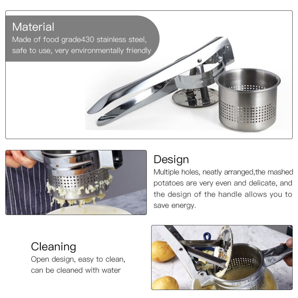 High-Quality Stainless Steel Fruit and Vegetable Squeezer