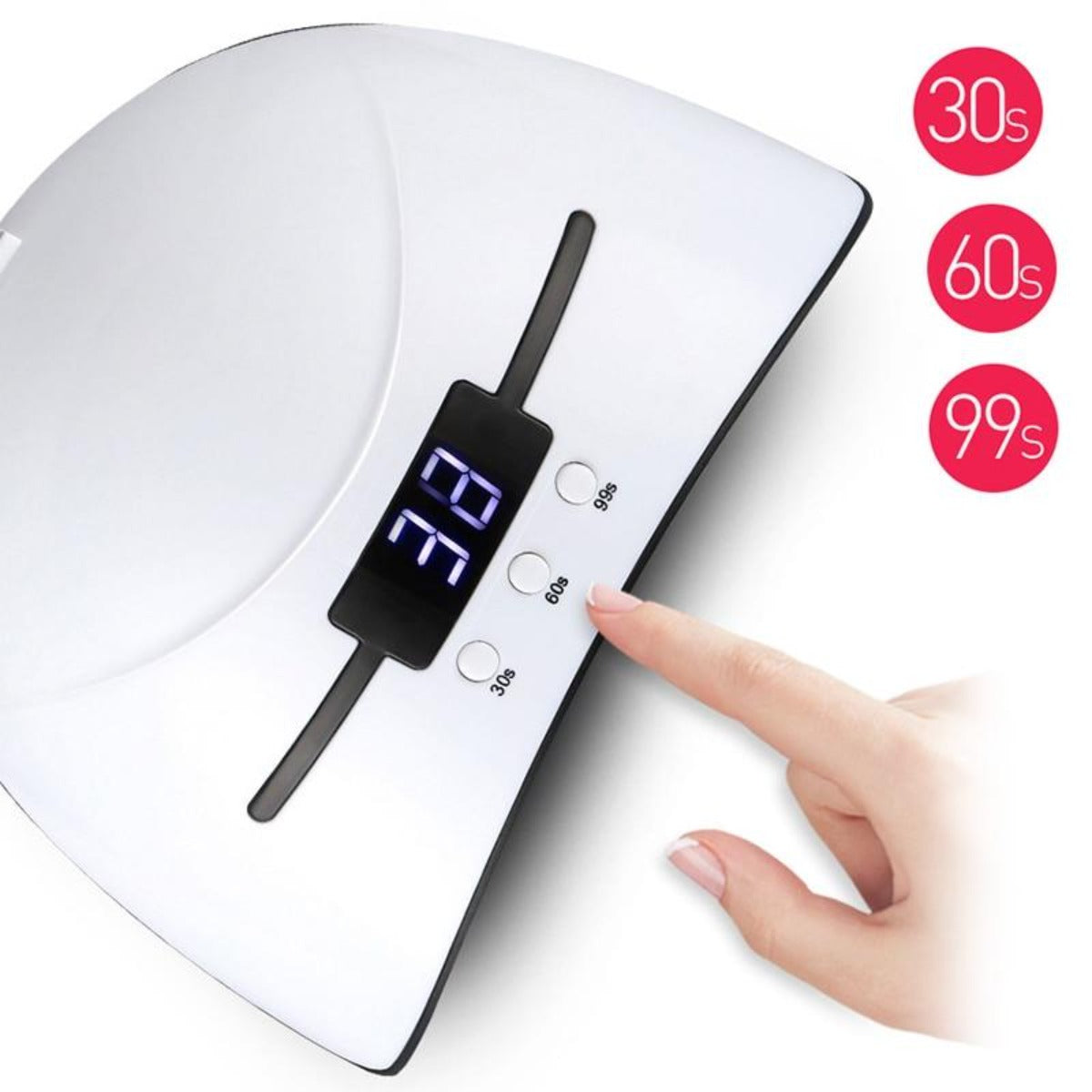 Gel Nail Curing Lamp - Acrylic UV LED for Effortless Nails