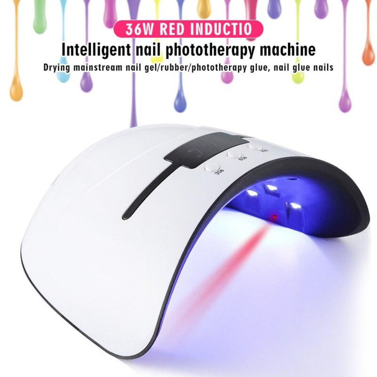 Gel Nail Curing Lamp - Acrylic UV LED for Effortless Nails
