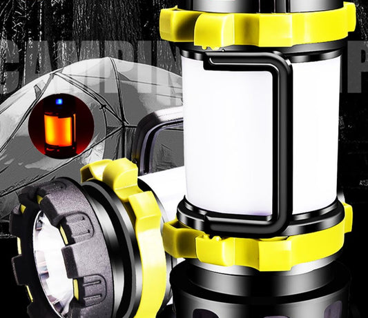 Multifunctional Portable LED Camping Lantern with Waterproof Features