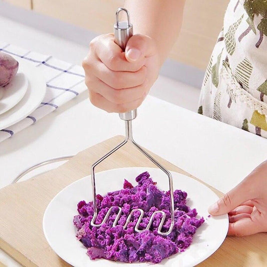 High-Quality Stainless Steel Sturdy Masher for Potatoes and Other Foods