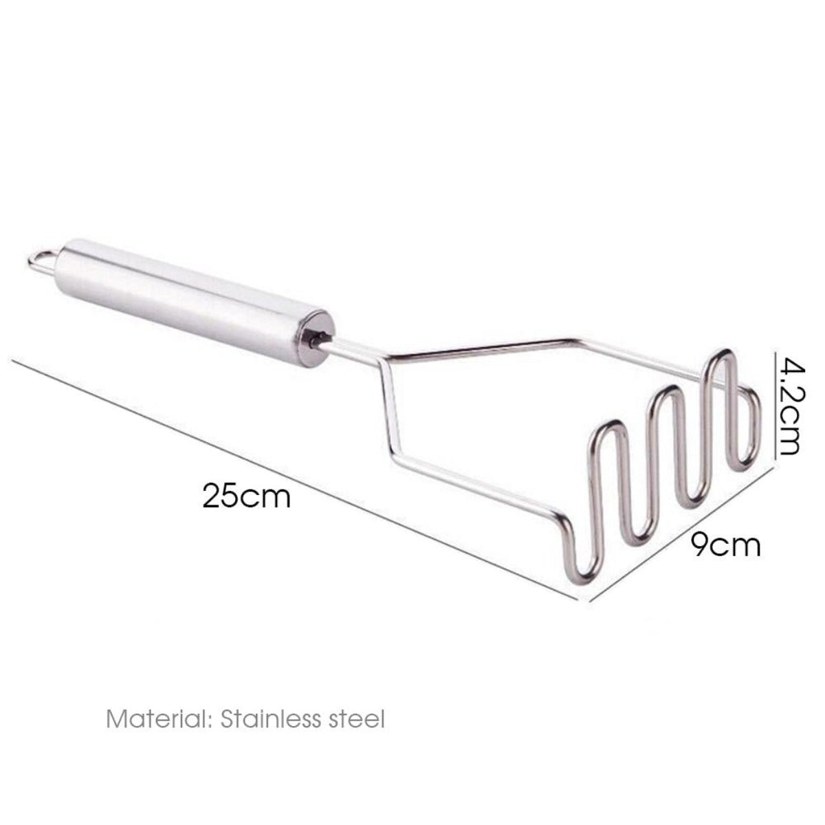 High-Quality Stainless Steel Sturdy Masher for Potatoes and Other Foods
