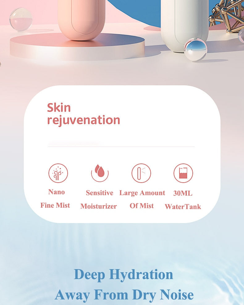 Cute Teddy Bear Travel-Size USB Nano Mister for Hydrating Facial Mist