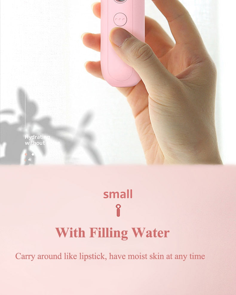 Cute Teddy Bear Travel-Size USB Nano Mister for Hydrating Facial Mist