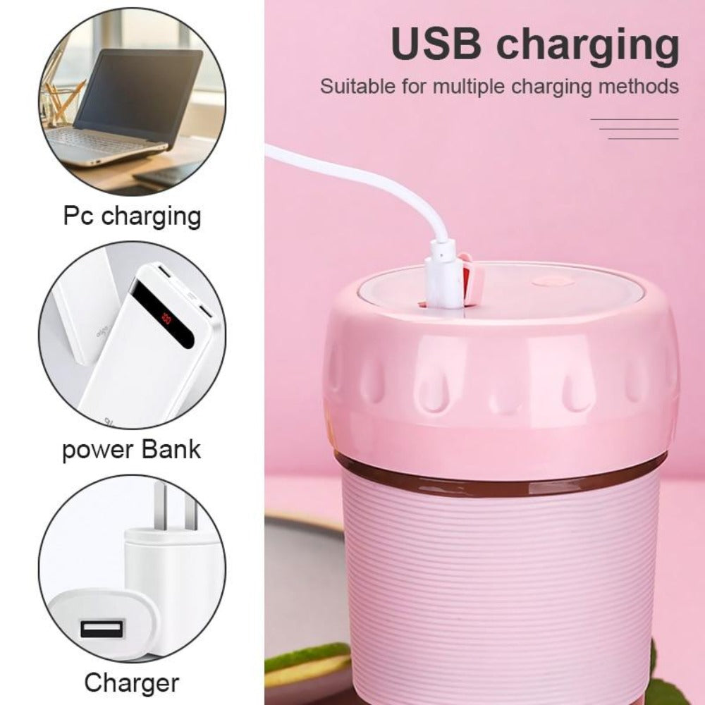 Compact Individual Blender for Creating Smoothies and Juices on the Go