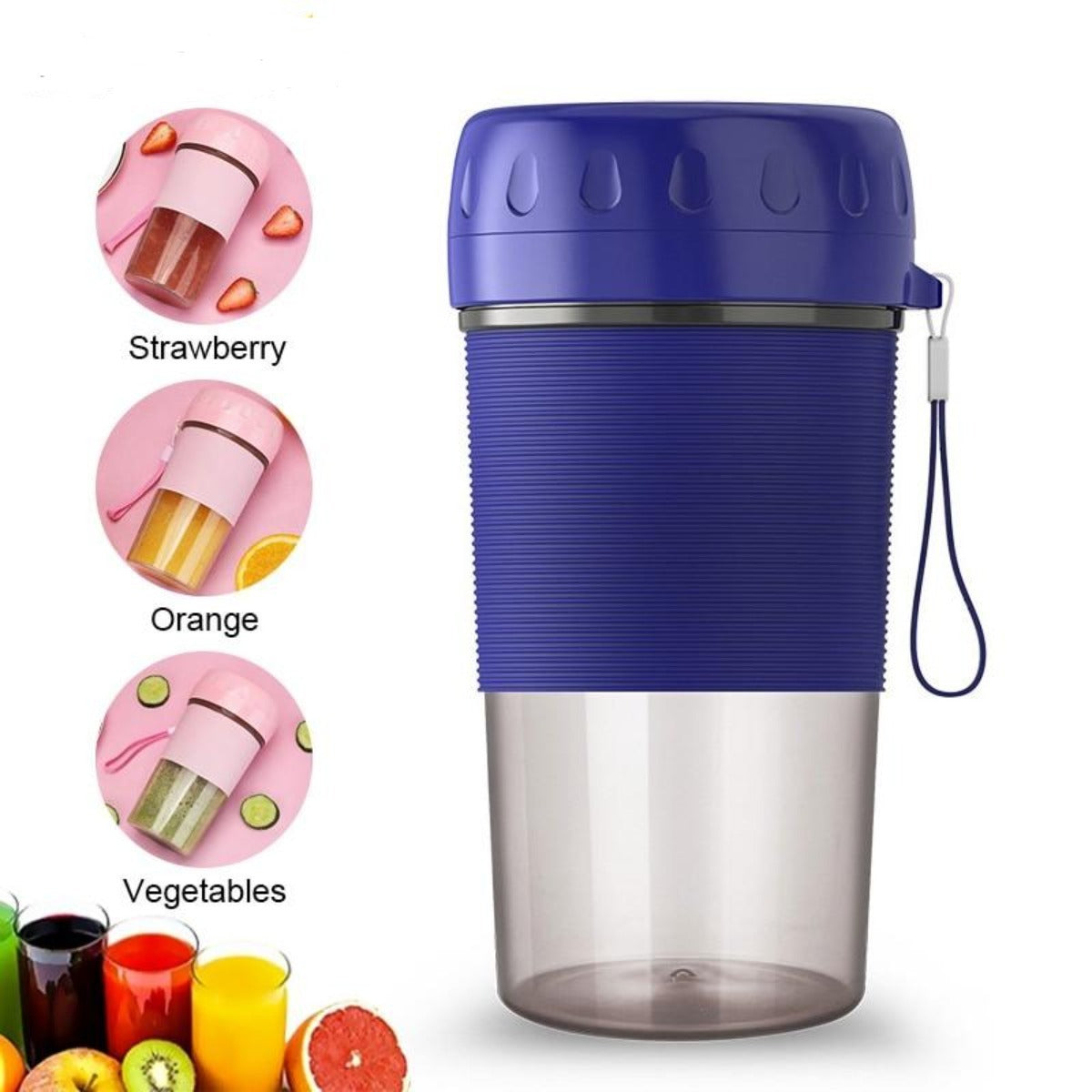 Compact Individual Blender for Creating Smoothies and Juices on the Go