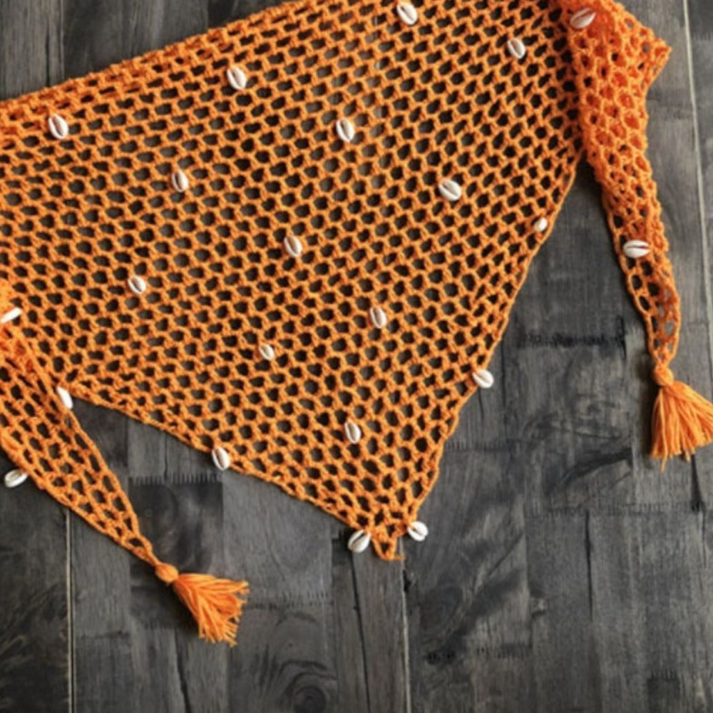 Crocheted Swimsuit Skirt Cover-up