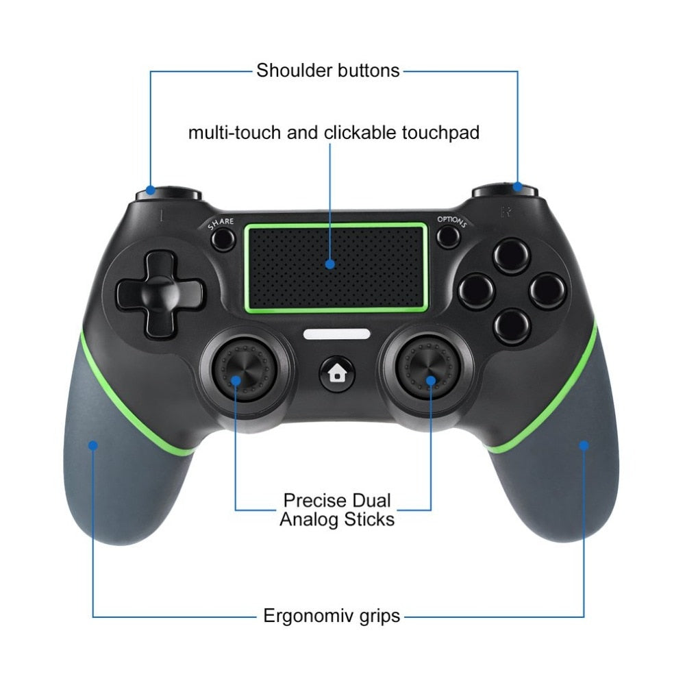 Stealth Ninja Gaming Controller - Alpha 1: Wireless Bluetooth Dual Shock