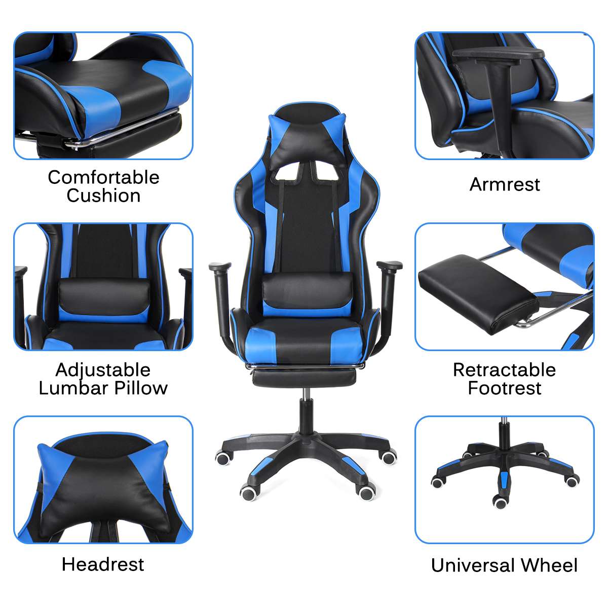 Vegan Leather Gaming Chair - Ninja Dragon Edition