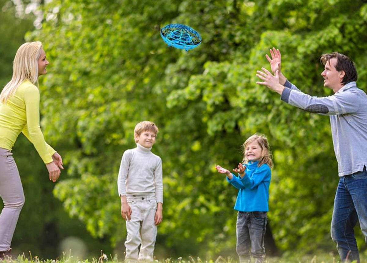 Gesture-Controlled Mini UFO Drone with Collision Avoidance - The Ninja Dragon
