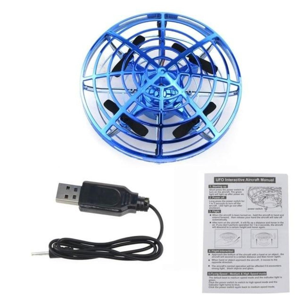 Gesture-Controlled Mini UFO Drone with Collision Avoidance - The Ninja Dragon